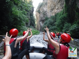 Addio al celibato/nubilato al Rafting
